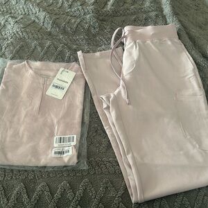 Mandala Blush Blossom scrub set